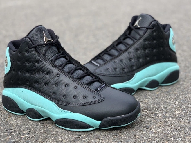 Island Green Retro 414571-030 Air 13 Black Jordan 0306